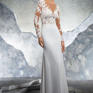 Mori Lee "Kiara" Wedding Dress (style # 5609)